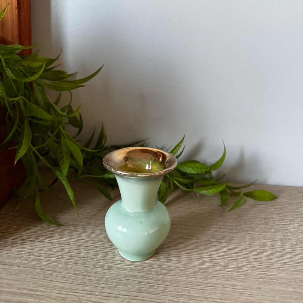 Elegant Mint Green Vase